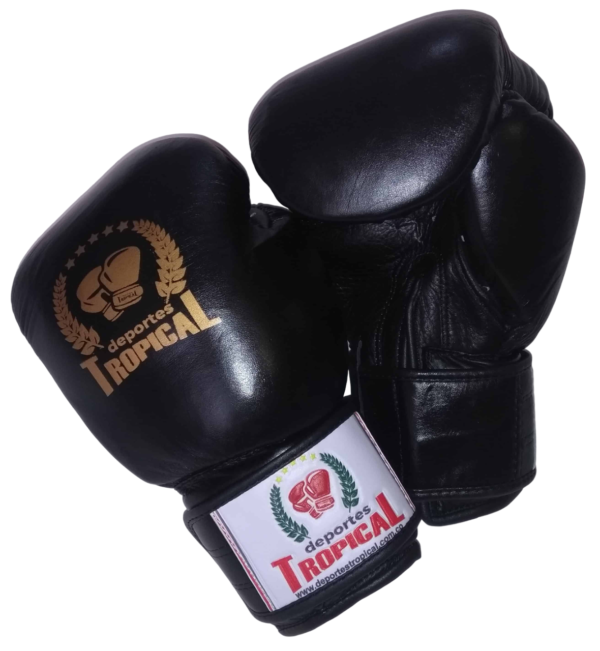Guante de Boxeo Velcro Negro